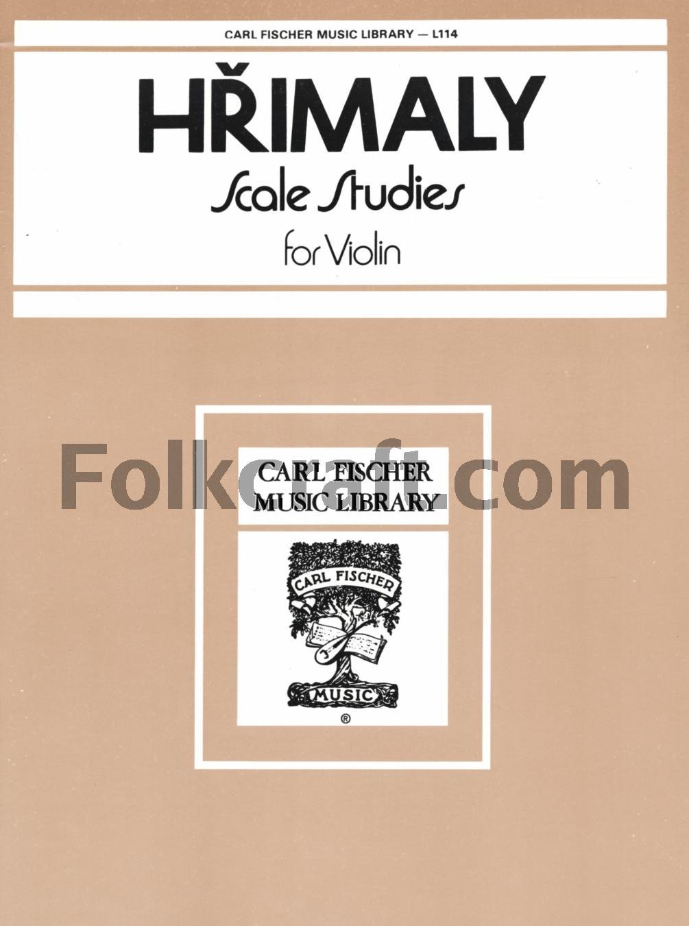 Hrimaly, Jan - Scale Studies - Violin solo - Carl Fischer Edition
