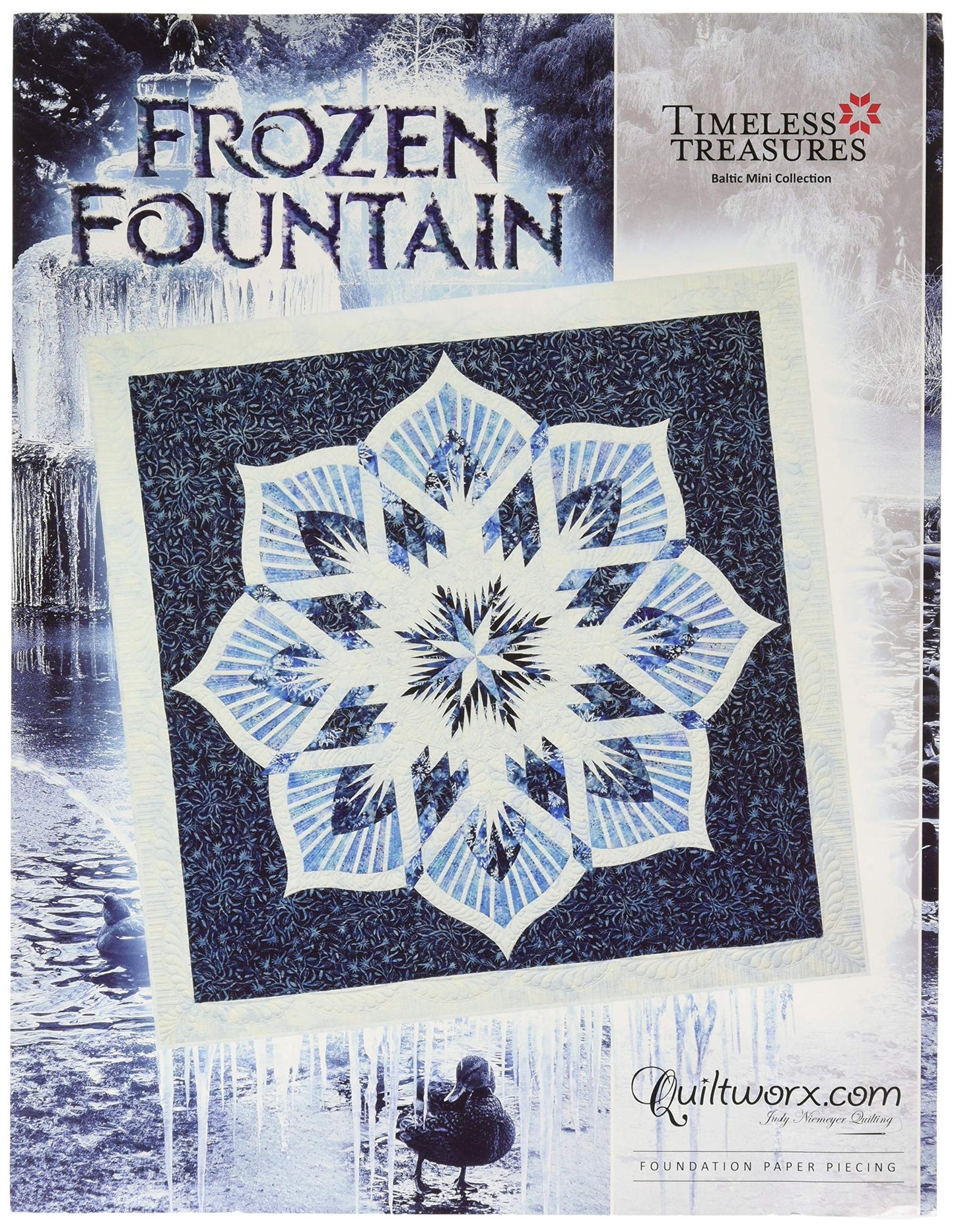 Quiltworx - Judy Niemeyer Quilting Frozen Fountain Pattern, None