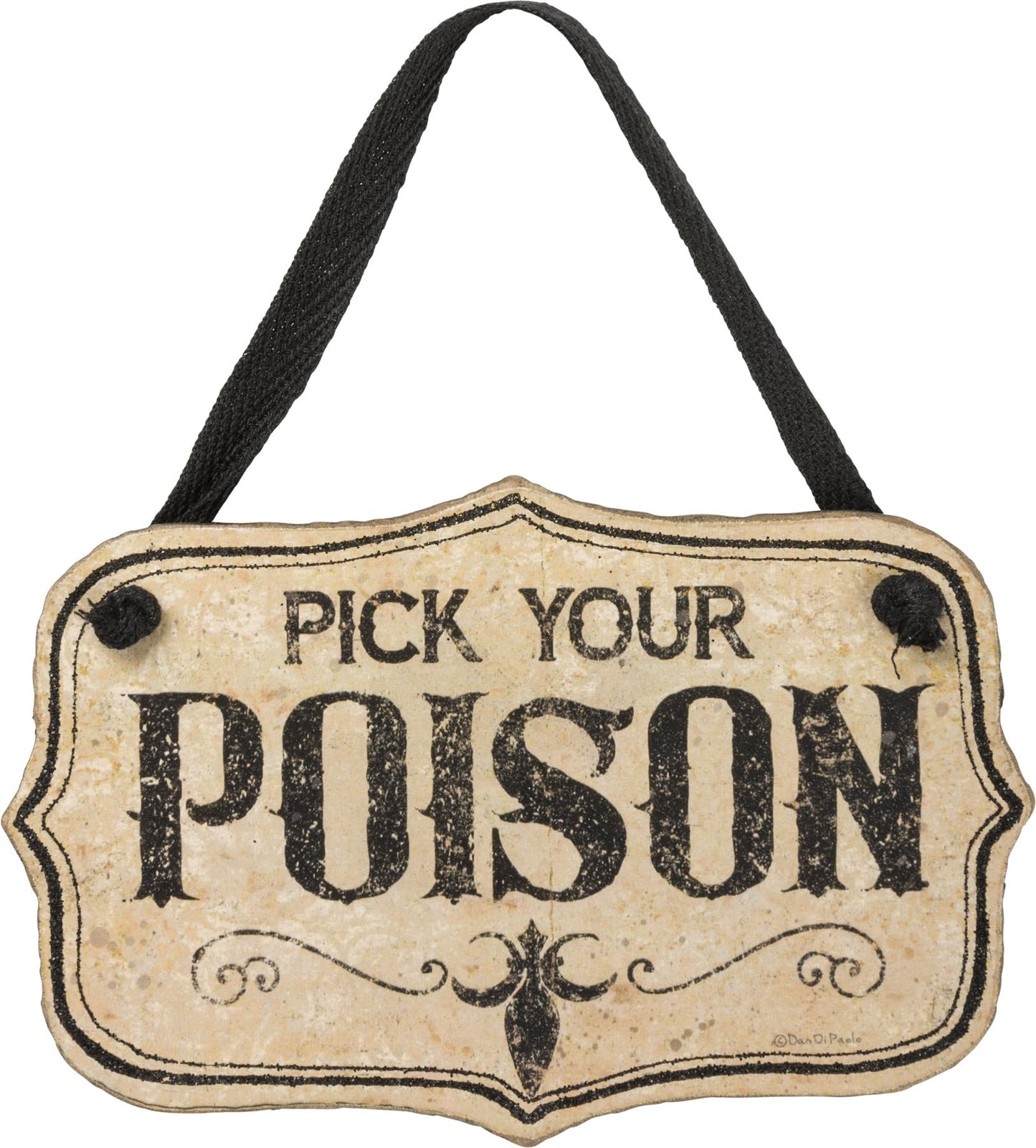 Primitives by Kathy Halloween Decor - Pick Your Poison Ornament