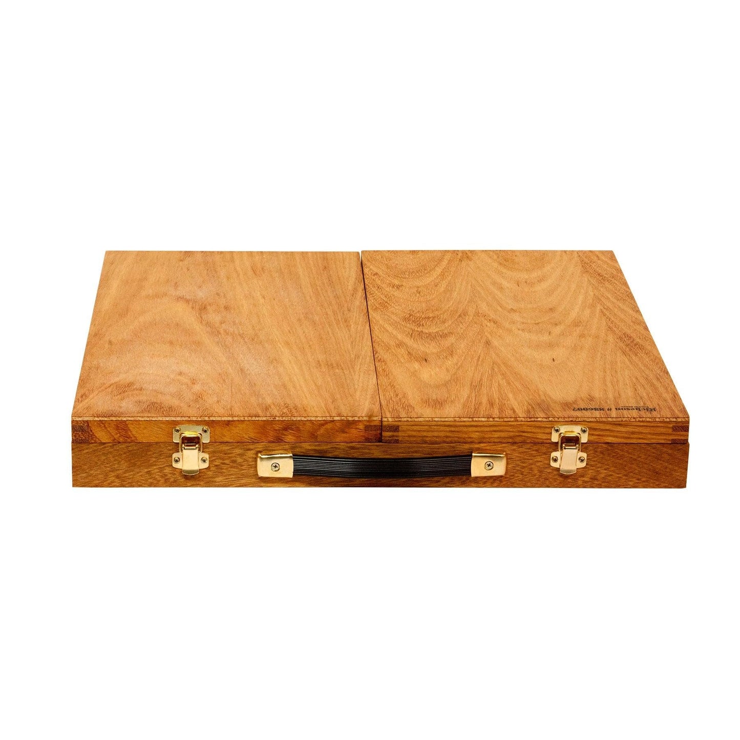 Jack Richeson French Mistress Wooden Arts & Crafts Storage Box, Modern Style, Brown, 21" L x 17.375" W x 3" H