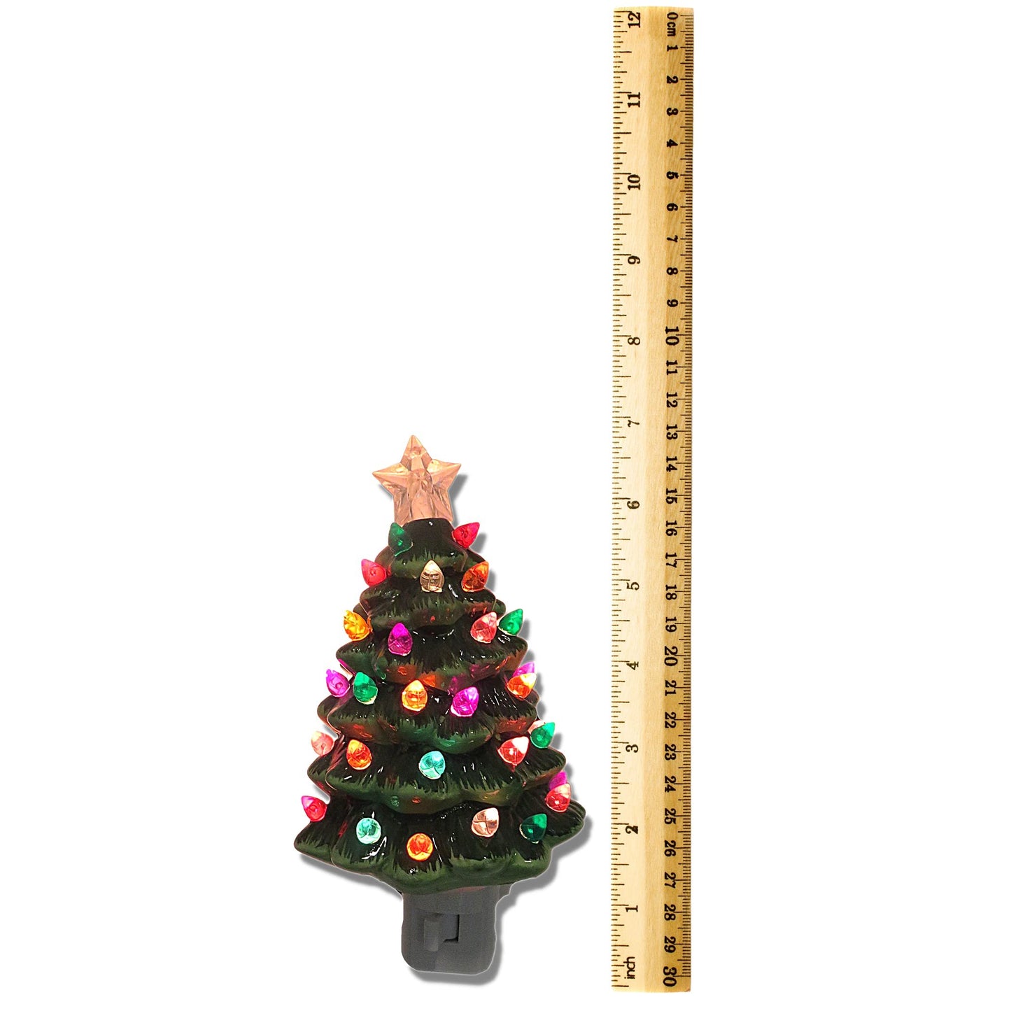 Roman 6.5" H Vintage Tree Night Light