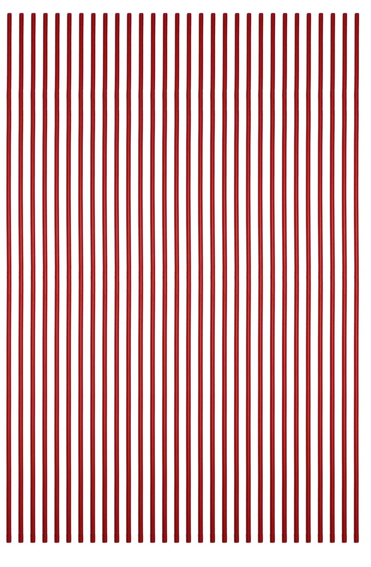 Red Low Density Polyethylene (LDPE) Plastic Welding Rods, 1/8" Diameter, 30 Ft. for Kayaks, Canoes, Dirt Bikes, ATVs
