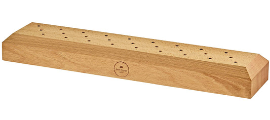 Standard Planetary Tuning Fork Holder (Holds 27 Pieces) — MADE IN EUROPE — For Meditation, Sound Healing and Yoga, Beech Wood