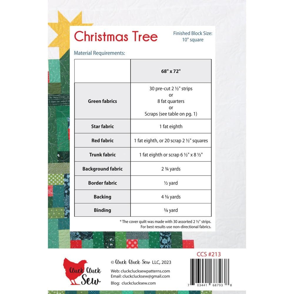Christmas Tree Quilt Pattern
