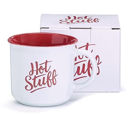 burton+BURTON Hot Stuff Message Valentine Day 14 ozCoffee Mug