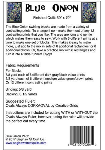 Onion" Quilt Pattern Booklet by Saginaw St. Quilts