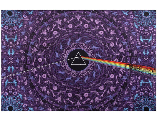 Sunshine Joy Pink Floyd The Dark Side Of The Moon Tapestry Lyrics Purple 60x90 Inches