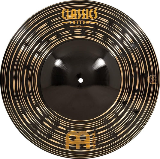 Meinl Cymbals Classics Custom Heavy Dark 18" Big Bell Ride Cymbal for Drum Set — Made in Germany — B12 Bronze, 2-Year Warranty, (CC18HBBDAR)
