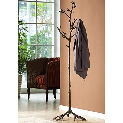 SPI Bronze Finish Metal Lovebird Coat Rack