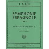 Lalo Edouard Symphonie Espagnole, Op. 21 - Violin and Piano - by Zino Francescatti - International