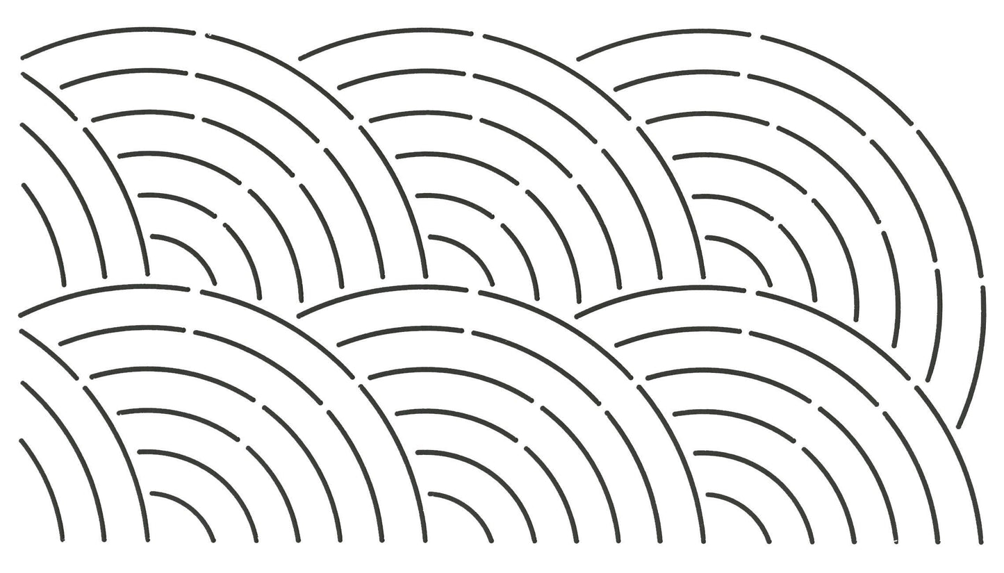 Quilting Creations Bishops Fan Quilt Stencil