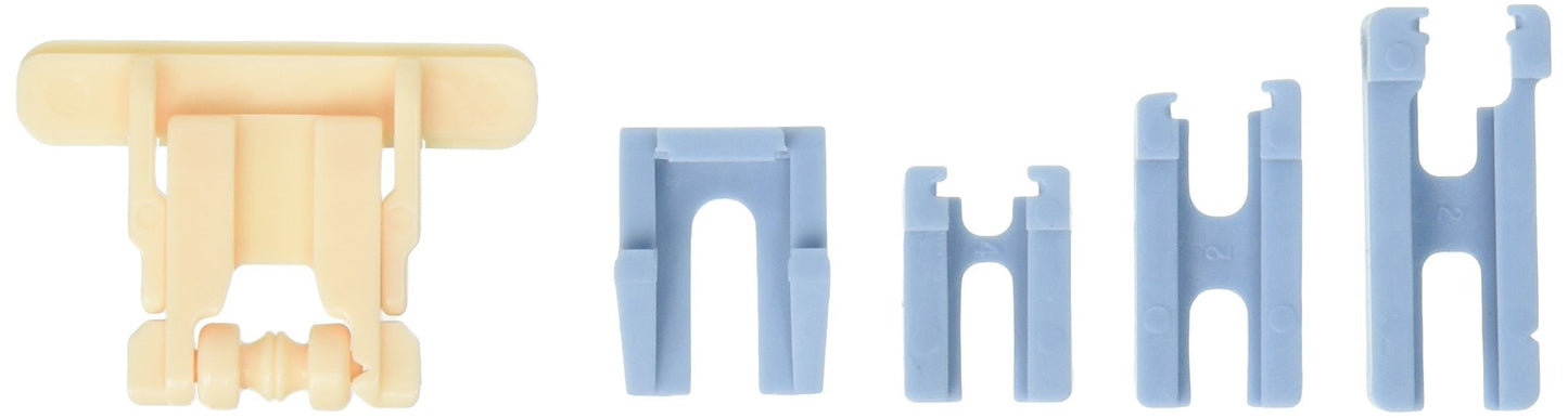 YKK Roller Foot Invisible Zippers, White