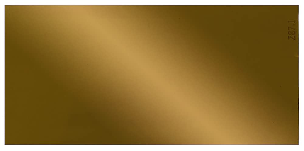 Gold Coated Green Welding Filter, 2" x 4.25" (Shade 14)