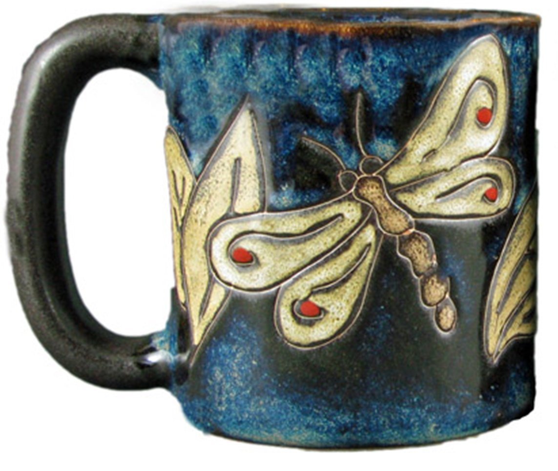 Mara Stoneware Mug - Dragonfly - 16 oz