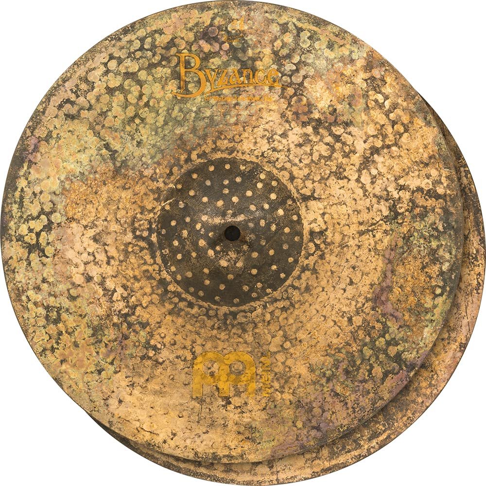 Meinl Cymbals B16EDMTH Byzance Extra Dry 16-Inch Medium Thin Hi Hat Cymbal Pair (VIDEO)