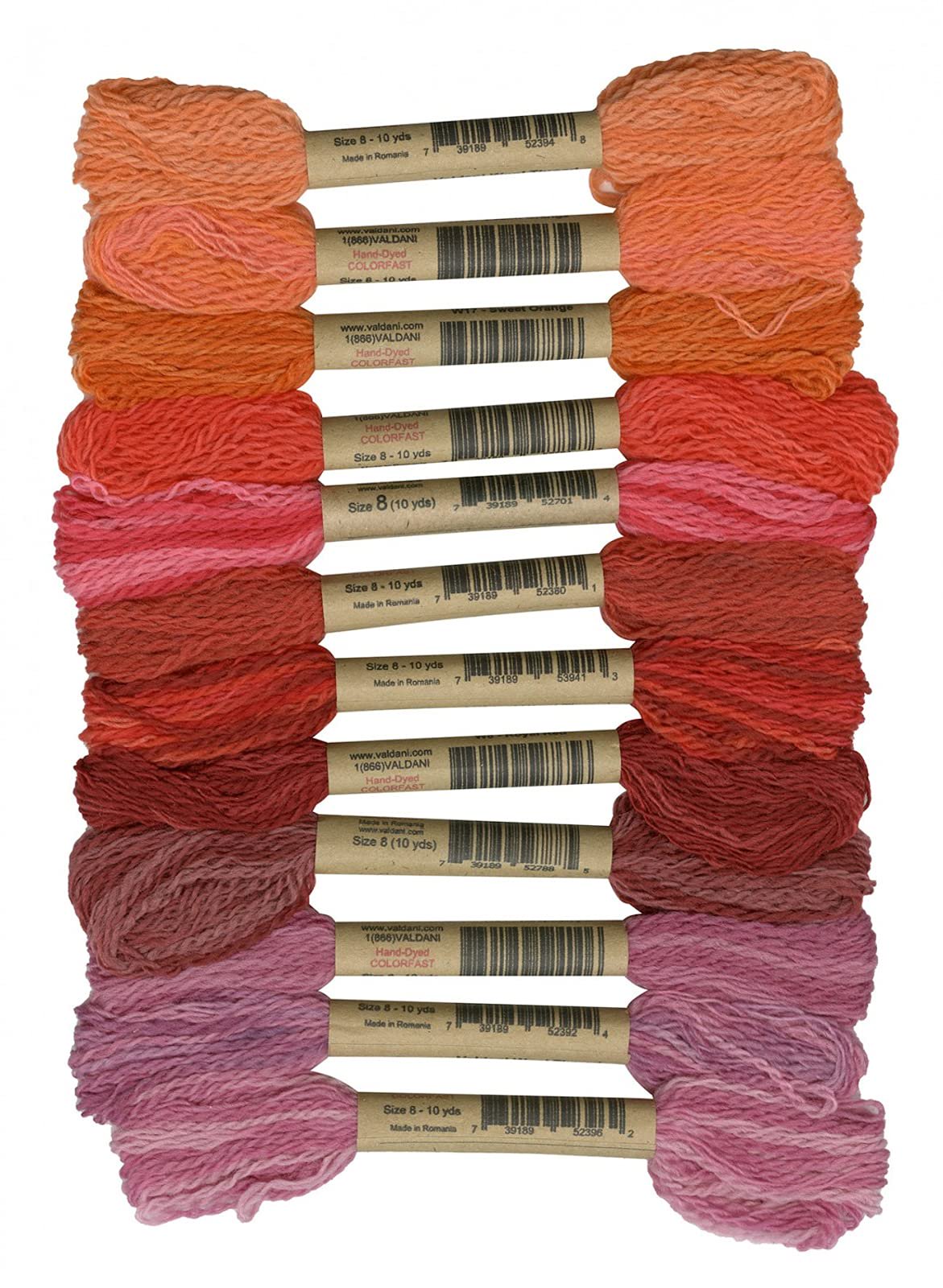 Valdani Size 8 Wool Embroidery Thread ''Bountiful Orchard'' Collection