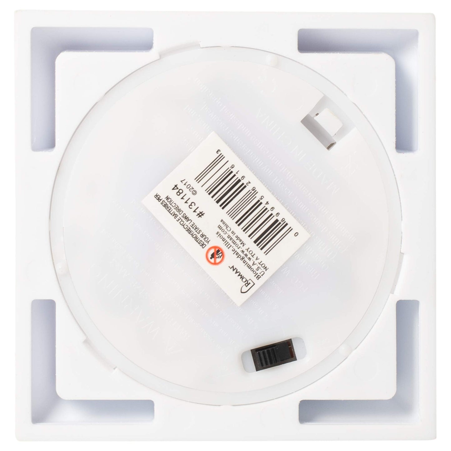 Roman 11" LED Swirl Lantern KNEELNG Santa White Lantern B/O W/O BT