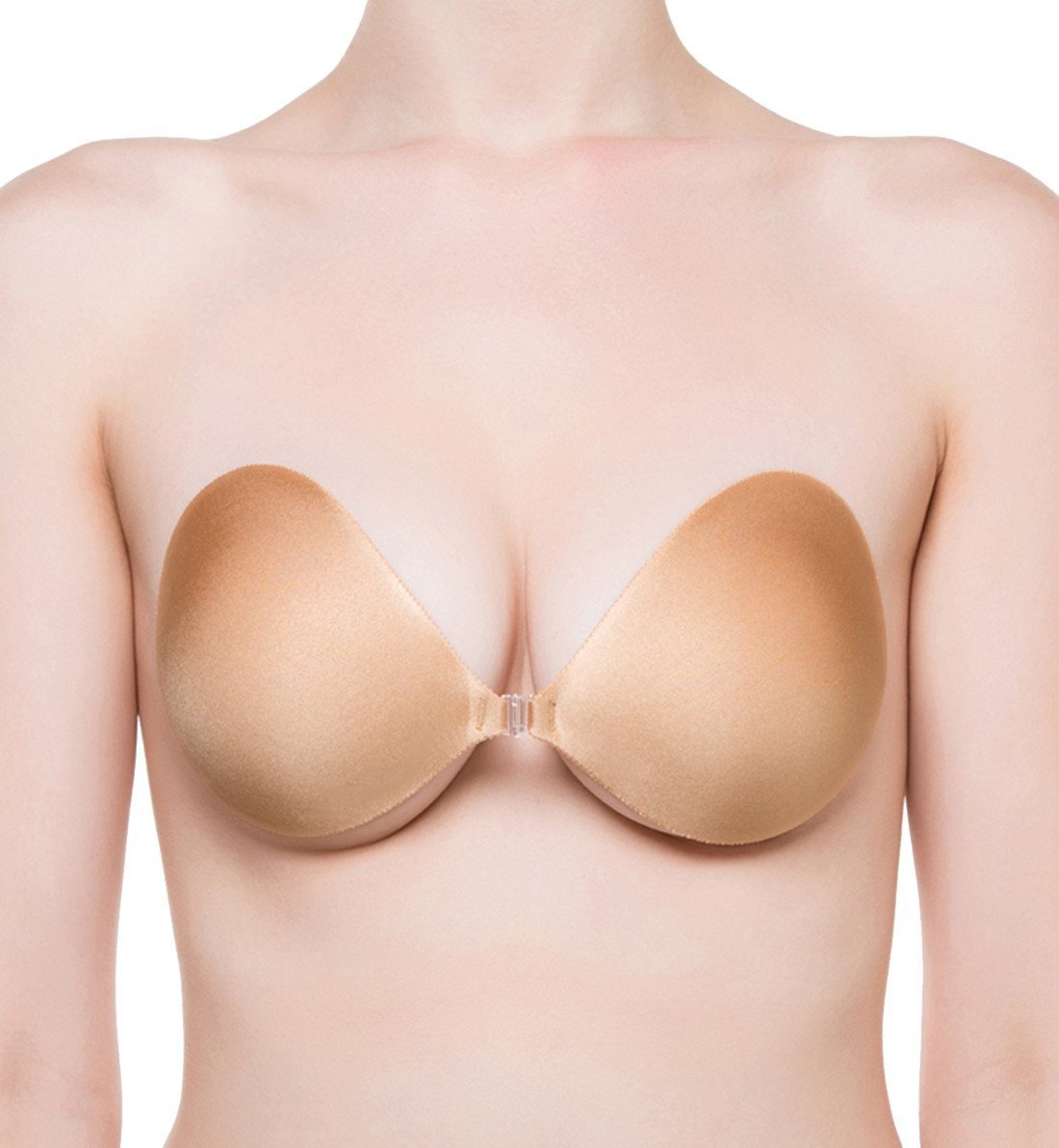 NuBra Women's Seamless Push Up Bra, Tan, C