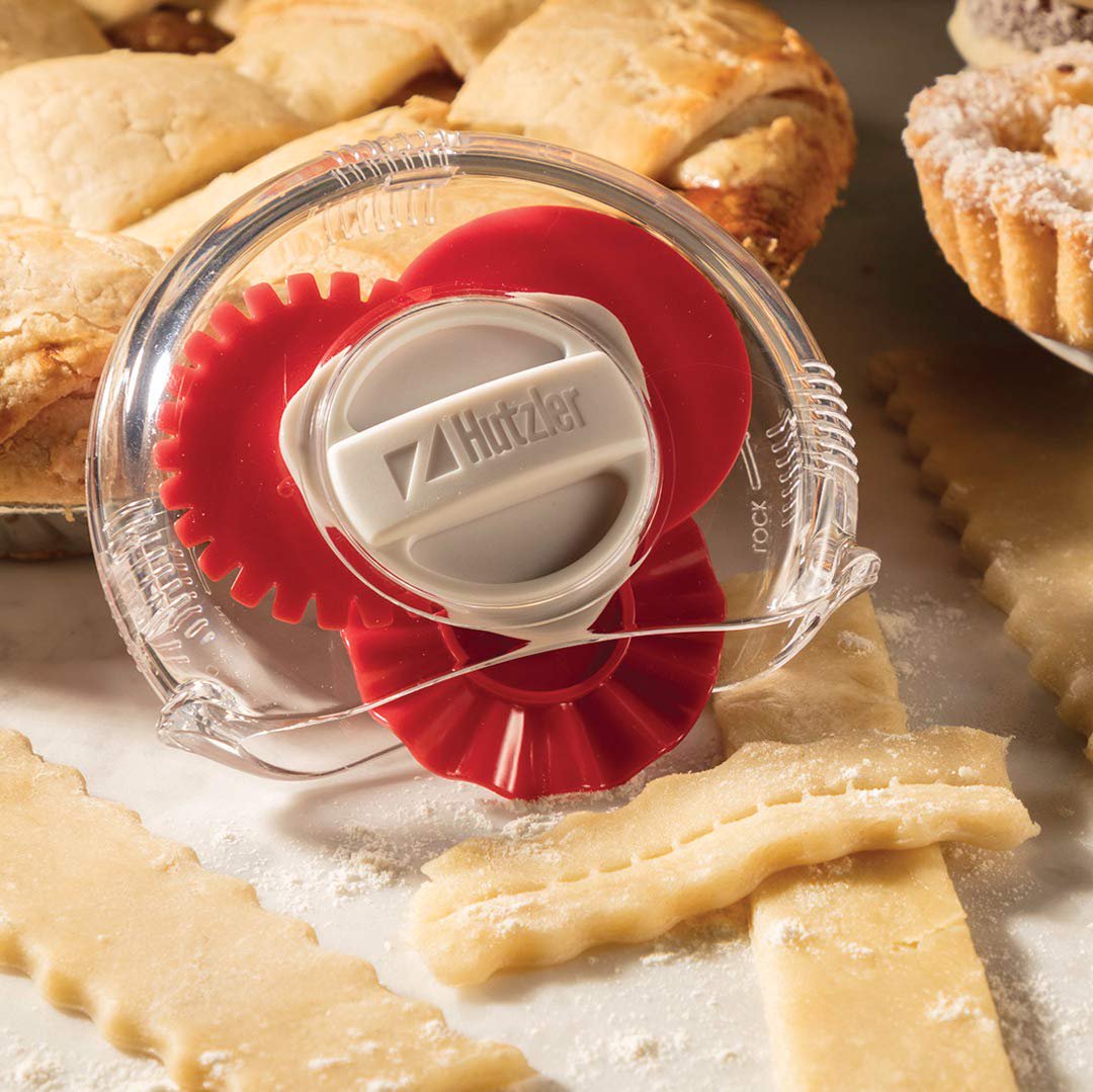 Hutzler Adjustable Pastry Wheel, Red