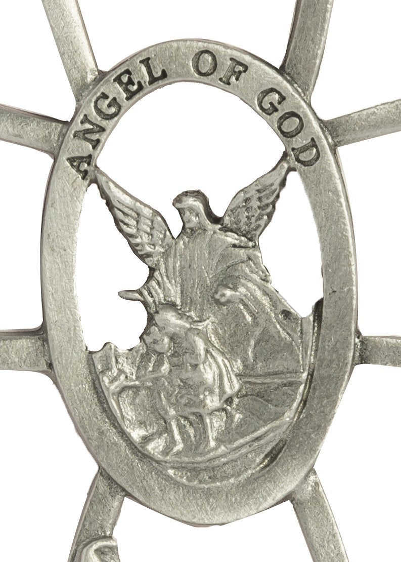 Guardian Angel Cross - Pink Ribbon (PW5-P)