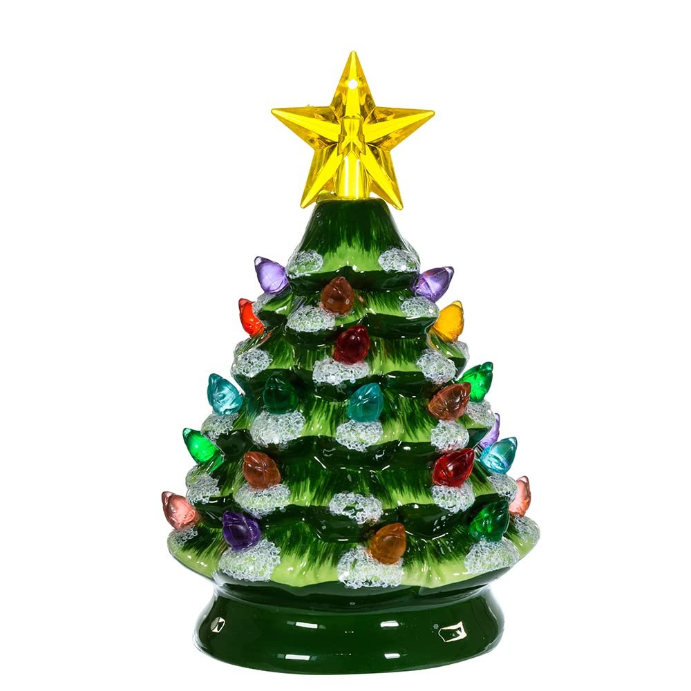 Kurt Adler C9537 Table Piece, 5.5 inch, Green