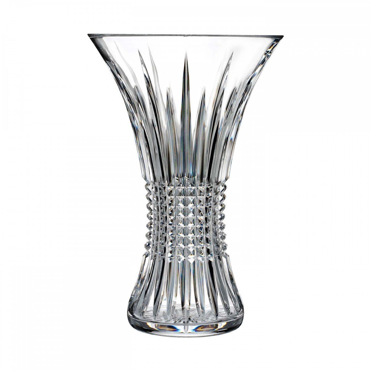 Waterford Mastercraft Trilogy Lismore Diamond 12" Vase