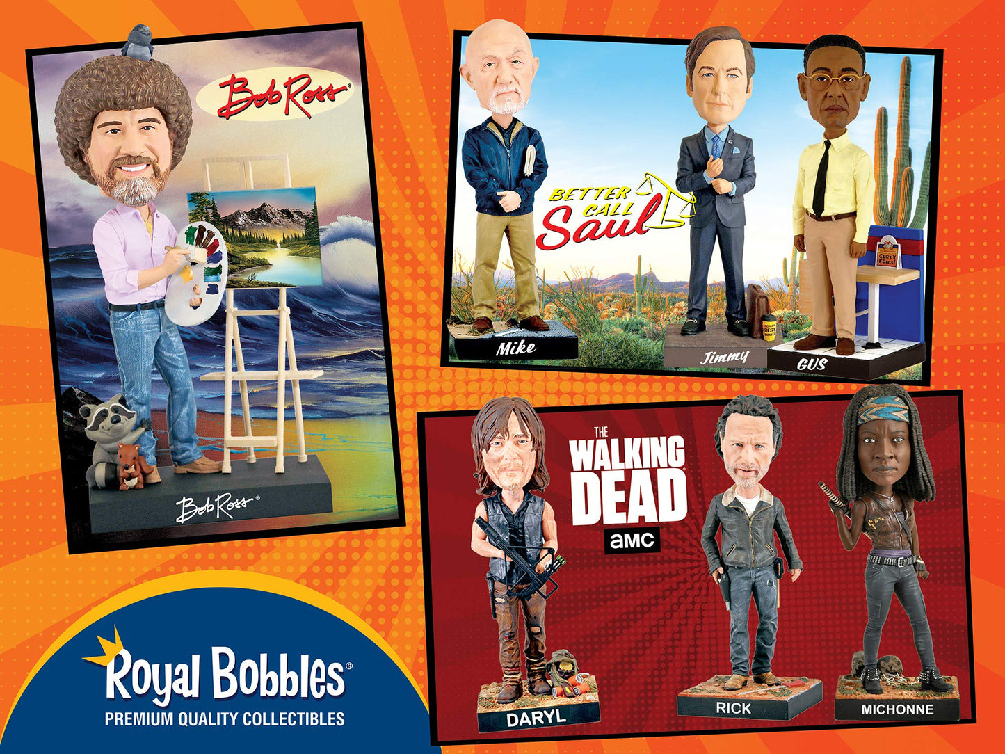 Royal Bobbles Better Call Saul Mike Ehrmantraut Collectible Bobblehead Statue