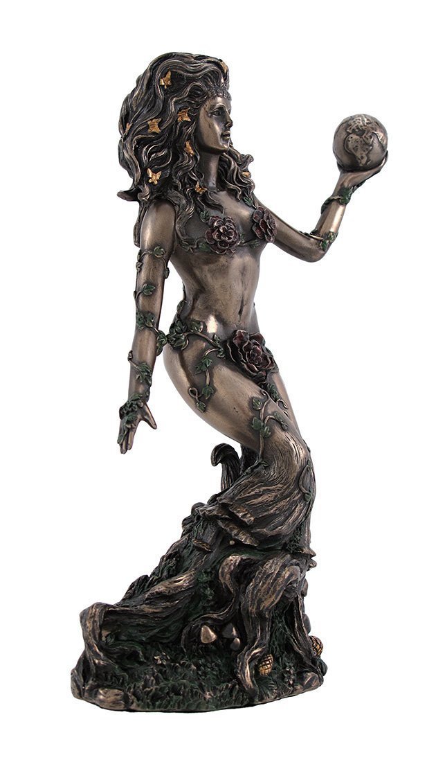 Pacific Giftware Bronzed Earth Mother Goddess Gaia Statue