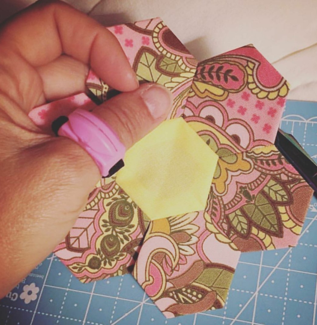 Thread Cutterz Ring with Clear Crystals - A Ring That cuts Thread, Yarn & Embroidery Floss