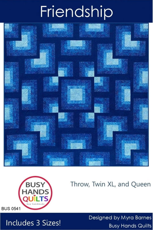 Busy Hands Quilts Friendship Pattern, White