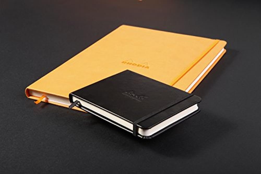 Rhodia Webnotebook, Landscape, A5, Plain - Black