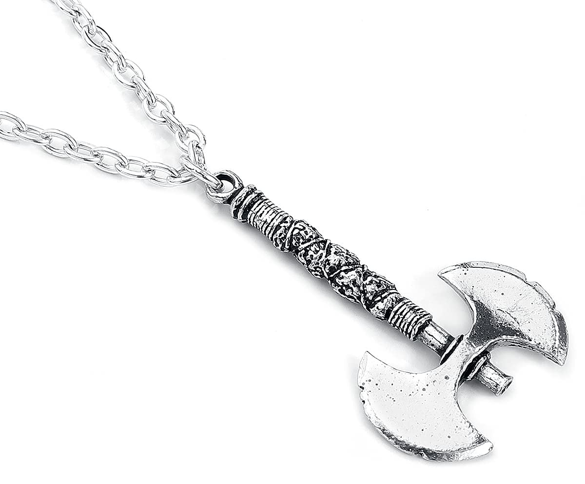 Alchemy Gothic P11 Double Axe Pendant