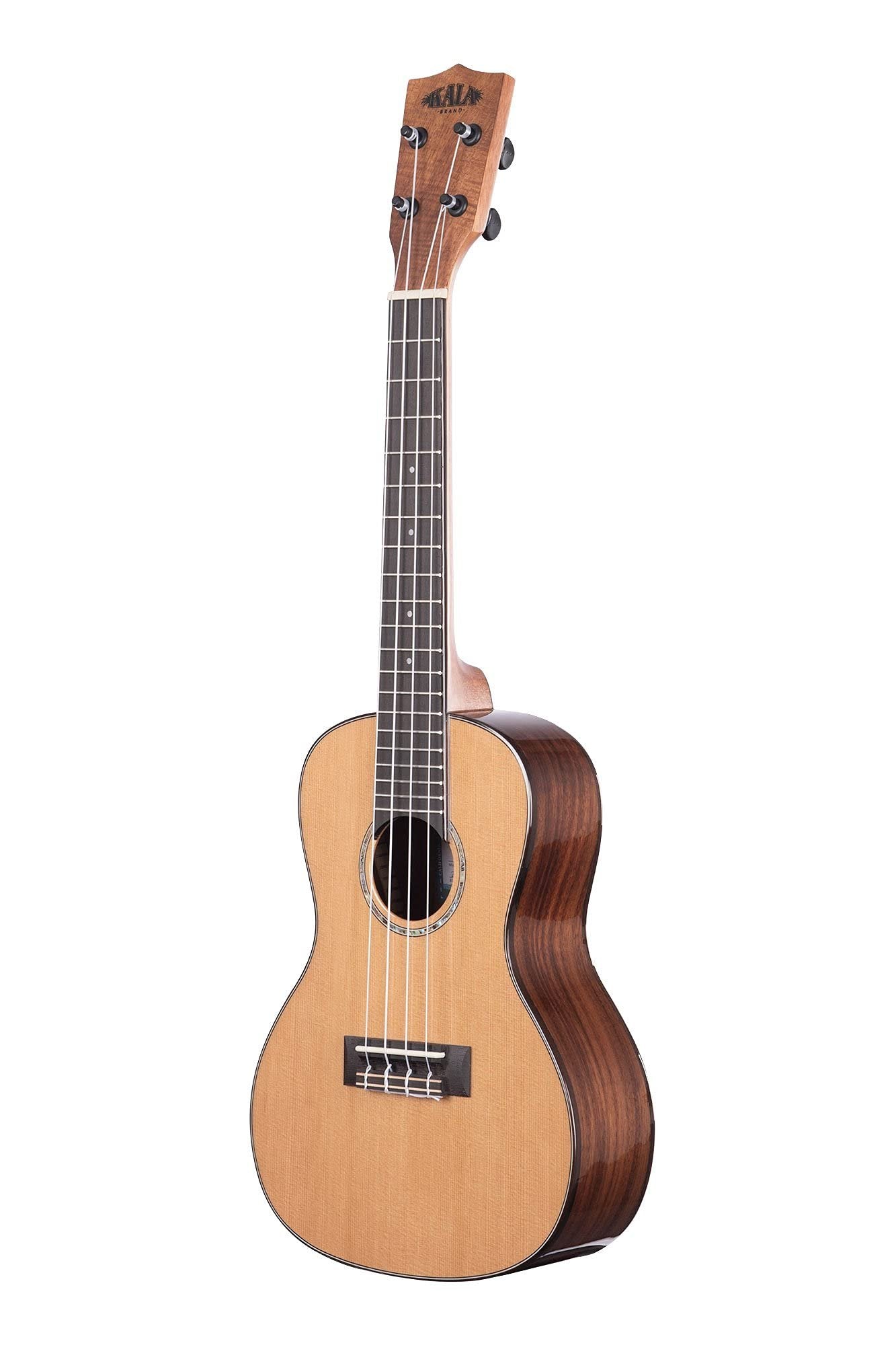 Kala Brand Music Co. Solid Cedar Top Acacia, 4-String Ukulele, Natural, Concert (KA-SCAC-C)