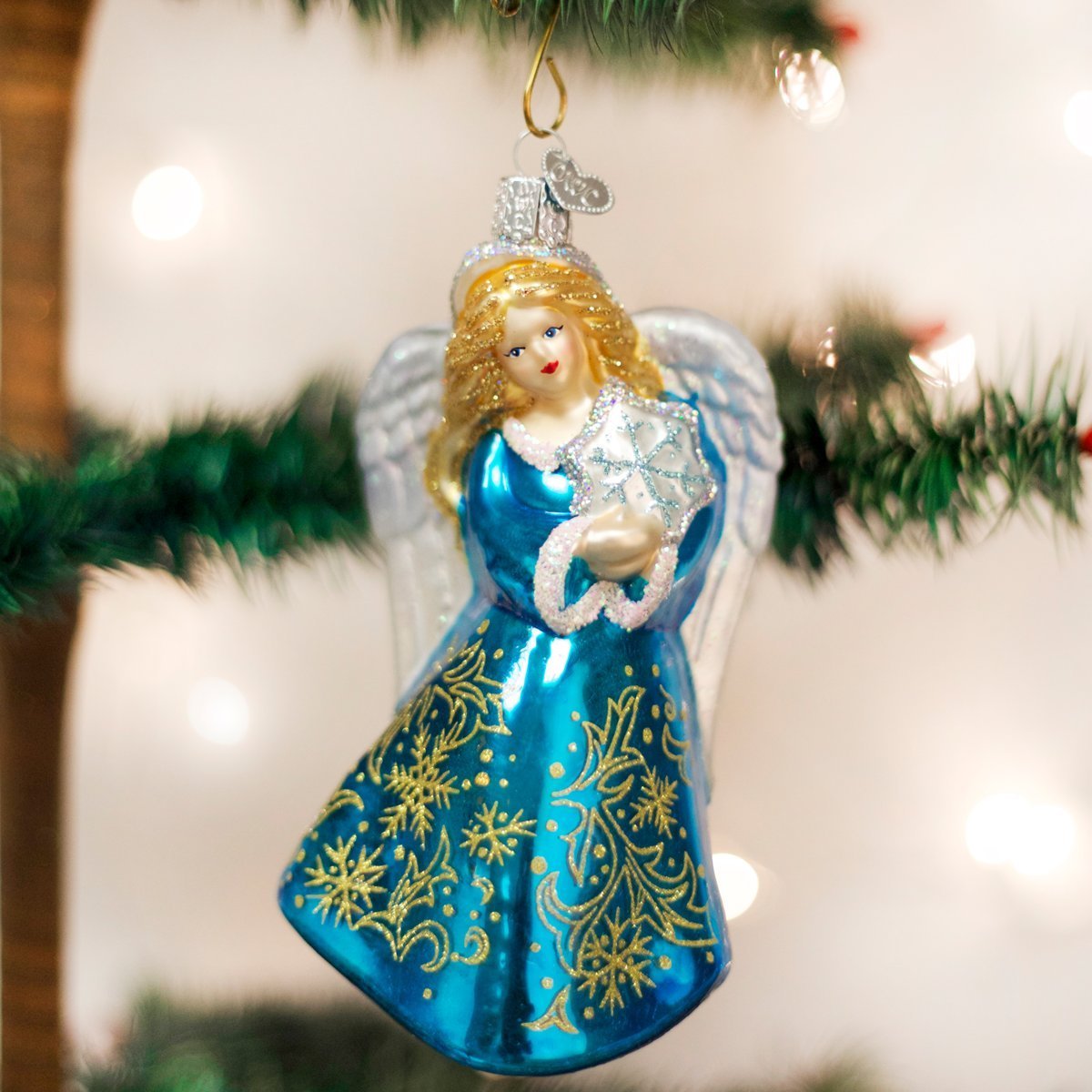 Old World Christmas Ornaments: Angel Collection Glass Blown Ornaments for Christmas Tree
