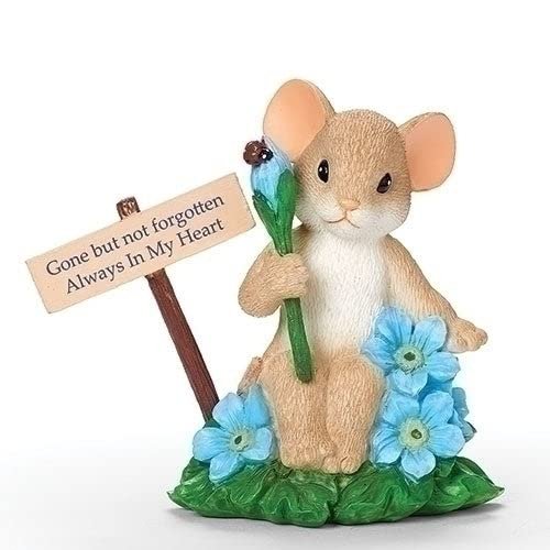 Roman Giftware Inc., Charming Tails Collection, 2.75" H Forget ME NOT Figure,Religious, Inspirational, Durable (2x2x2)