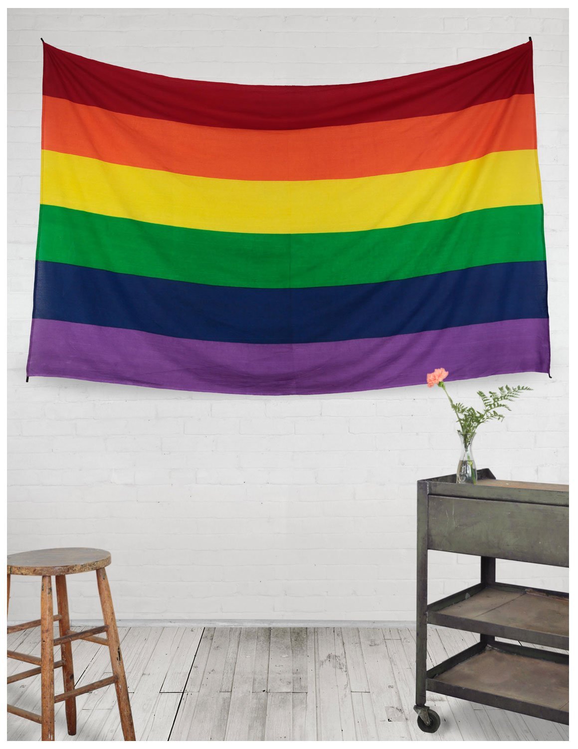 Sunshine Joy Gay Pride Tapestry - Beach Sheet - Bedspread - Window Hanging (60X90 inches)