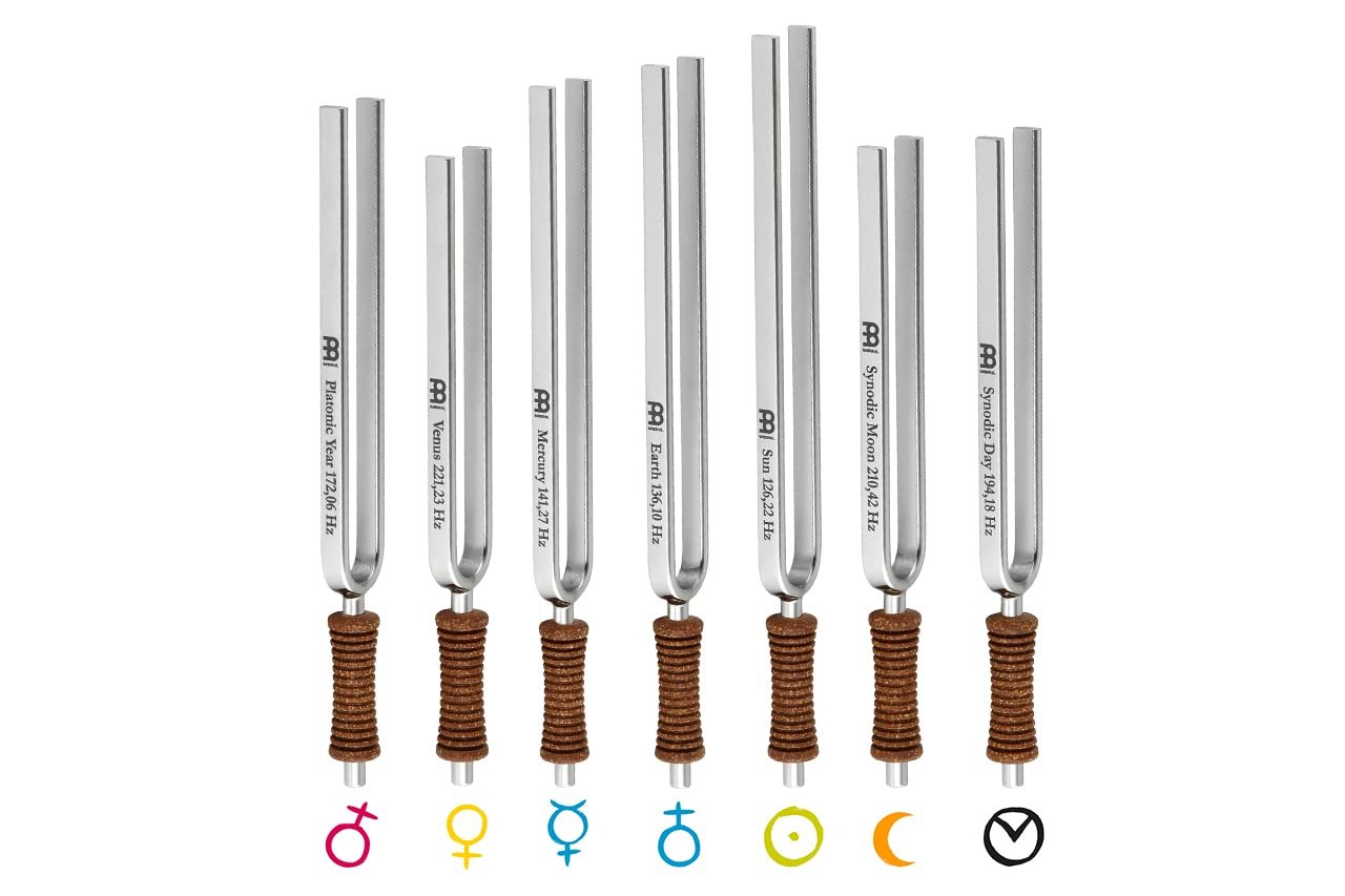 7 Chakra Healing Tuning Fork Set with Travel Case