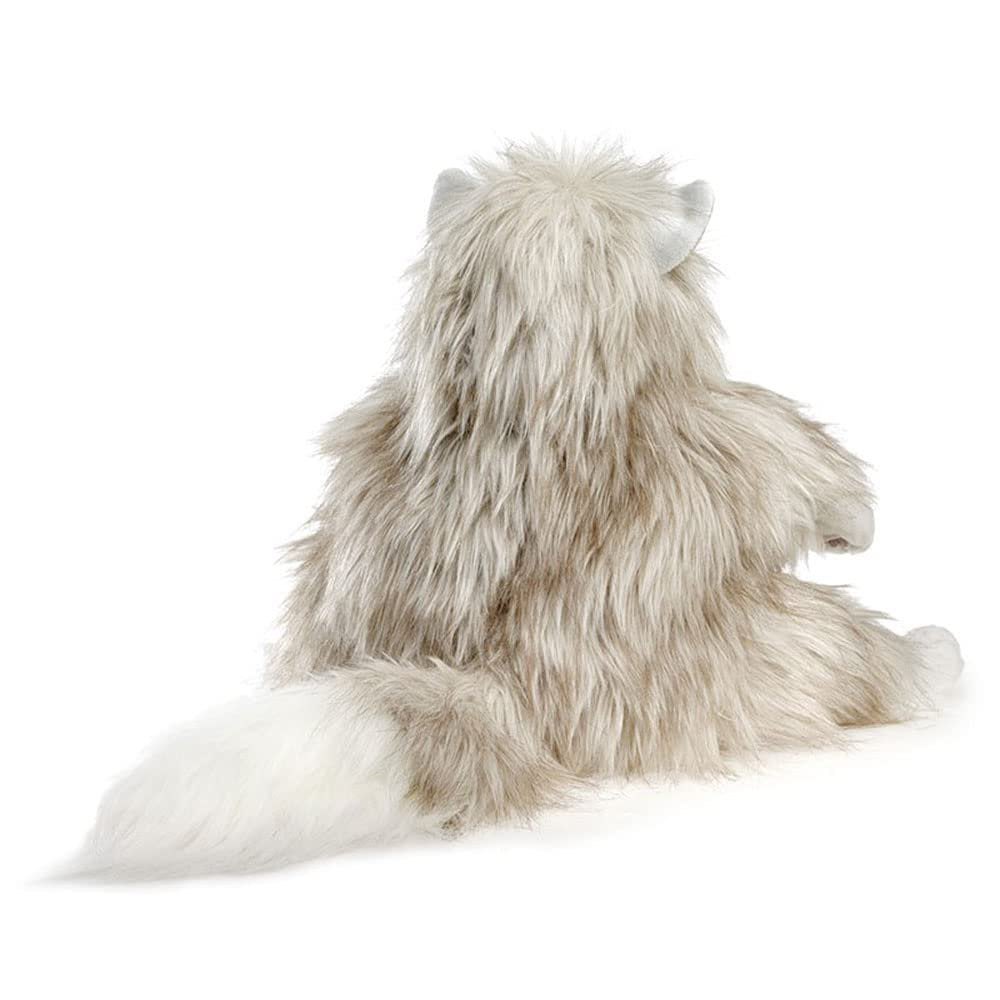 Folkmanis Fluffy Cat Hand Puppet, Multi-Colored (2566)