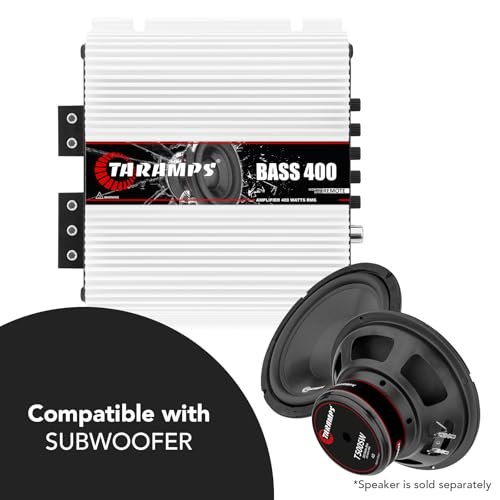 Taramps Bass 400 1 Channel 400 Watts Rms Car Audio Amplifier 2 Ohms