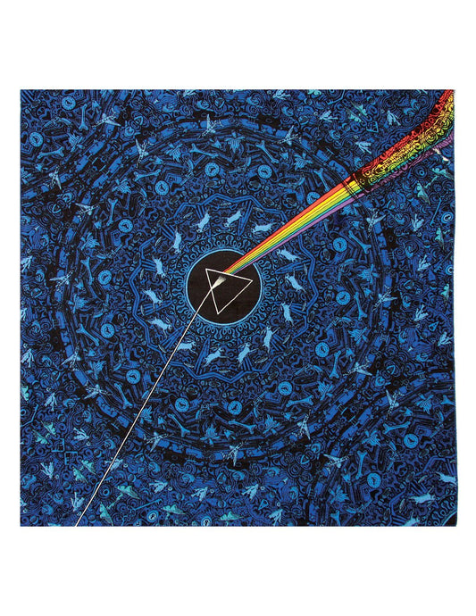 Sunshine Joy® Pink Floyd The Dark Side Of The Moon Blue Lyrics Bandana