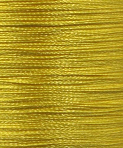 YLI 100 wt. Silk Thread - 100% Japanese Silk Ultra-fine & Smooth 200 yd Spool - Designed for Quilting and Sewing (Yellow)