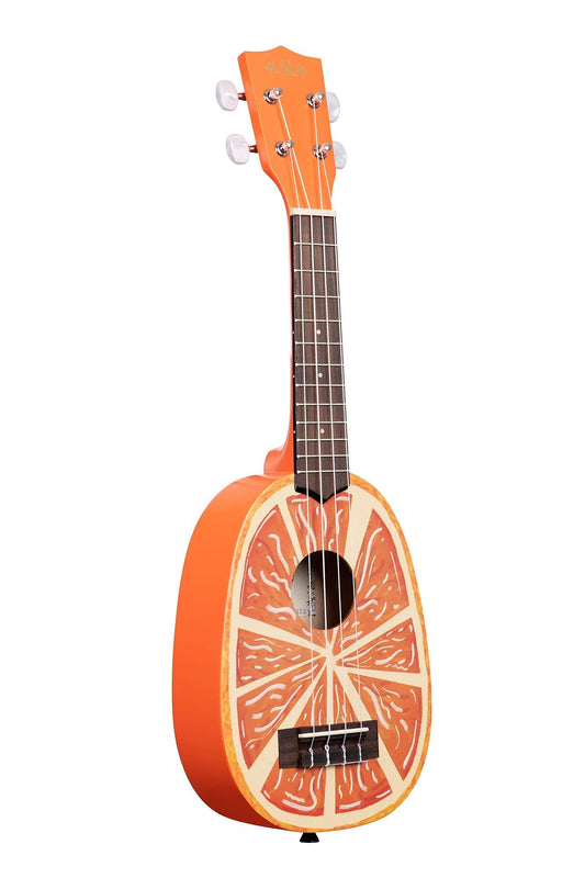 Kala, 4-String Ukulele, Orange, Soprano (KA-NV-ORNG)