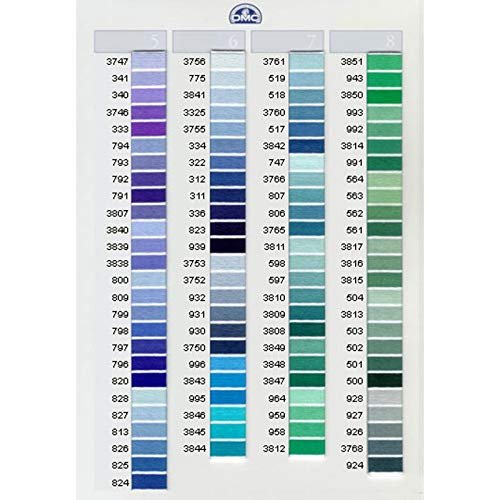 DMC 117-819 6 Strand Embroidery Cotton Floss, Light Baby Pink, 8.7-Yard