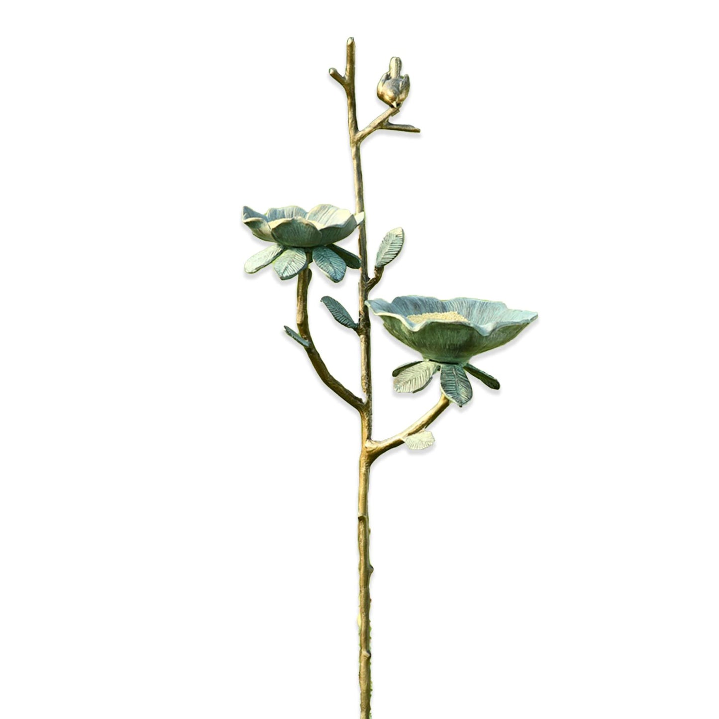 SPI Home 33483 Bird and Flower Birdbath