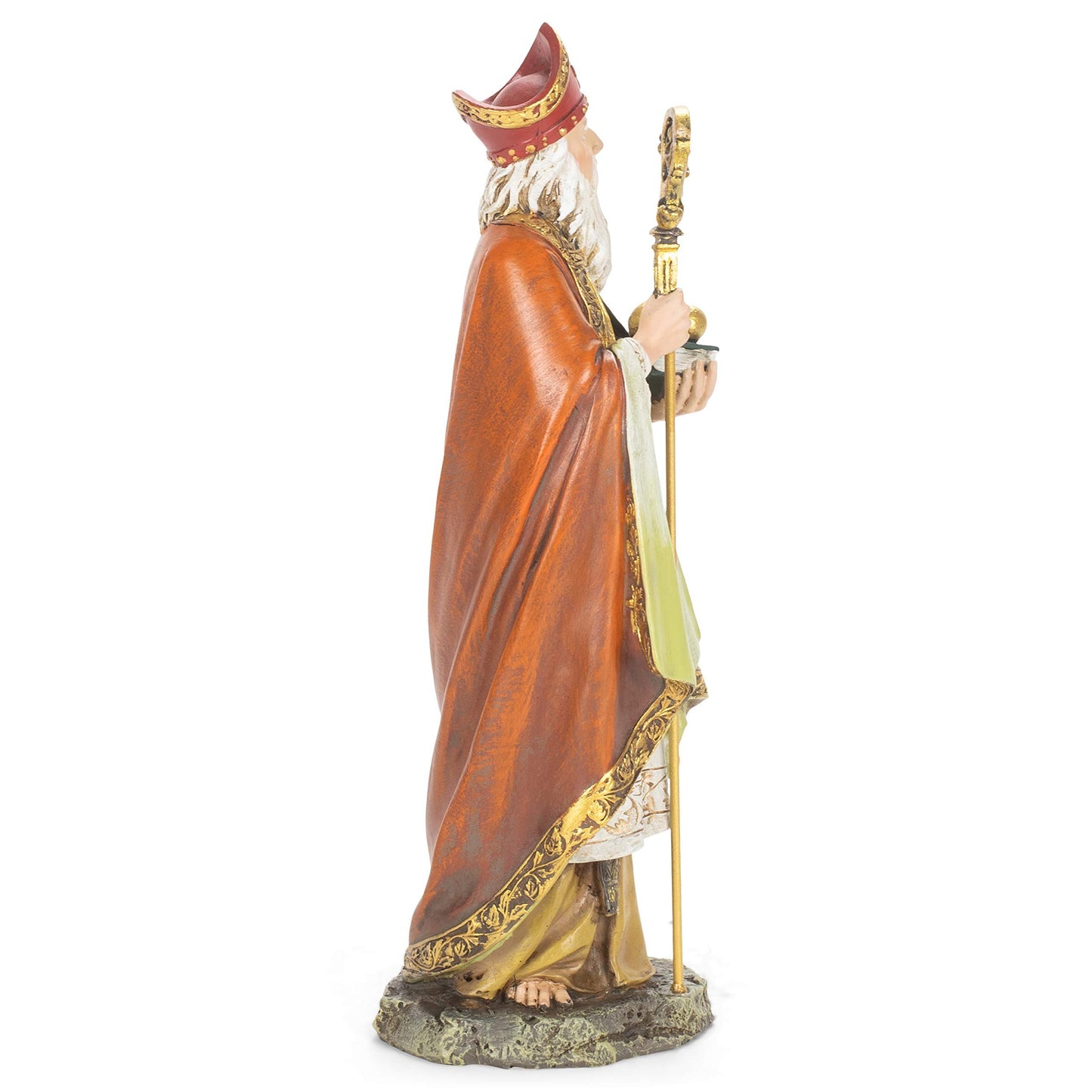 Joseph's Studio by Roman, Renaissance Collection, 10.5" H ST Nicholas Figure, Home Décor, Devout Gift, Prayerful Inspiration (3x4x10)