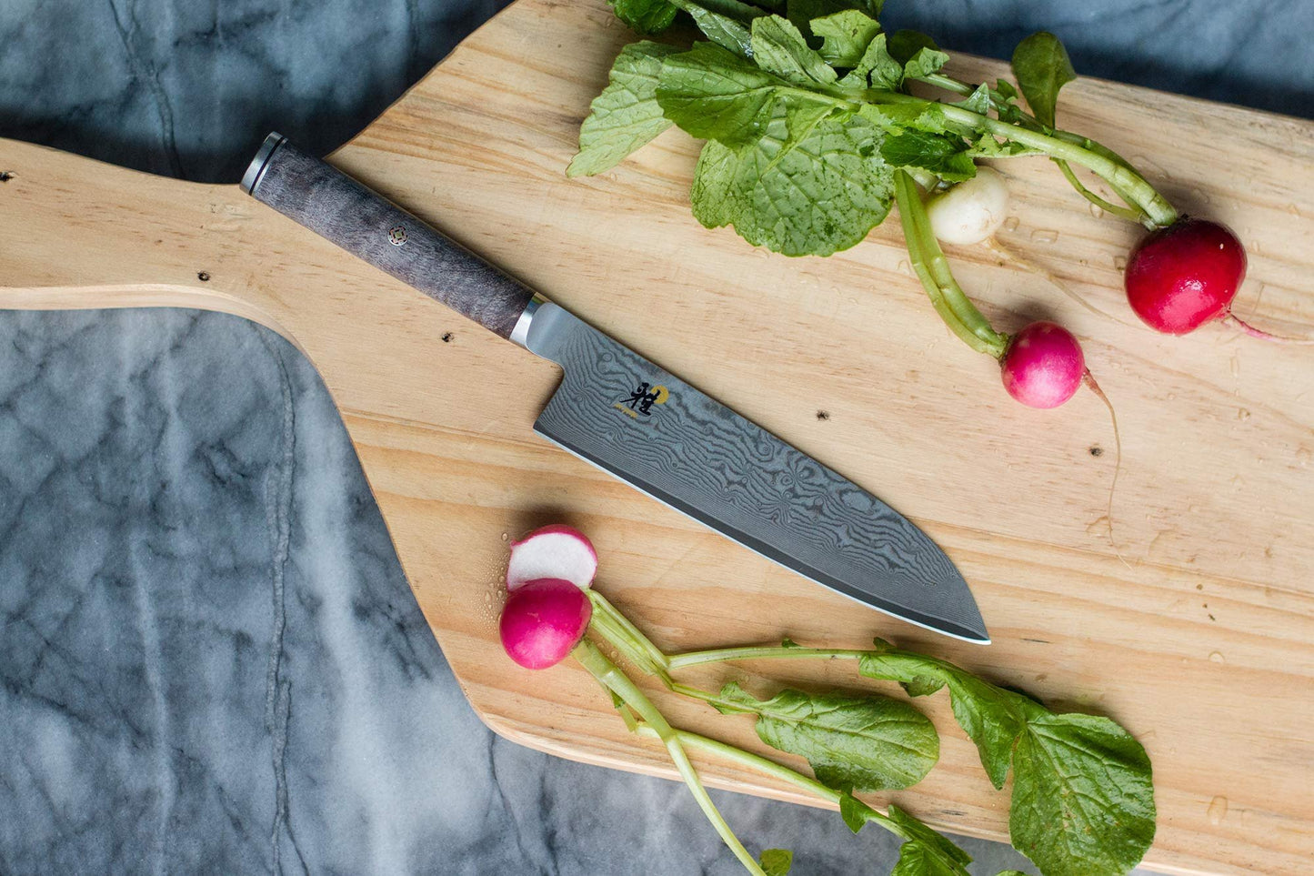 MIYABI Black 5000MCD67 Santoku Knife