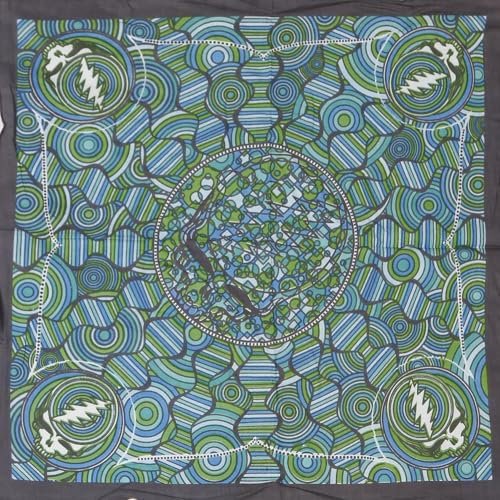 Sunshine Joy Grateful Dead Steal Your Face SYF Elements Bandana 22x22 Inches