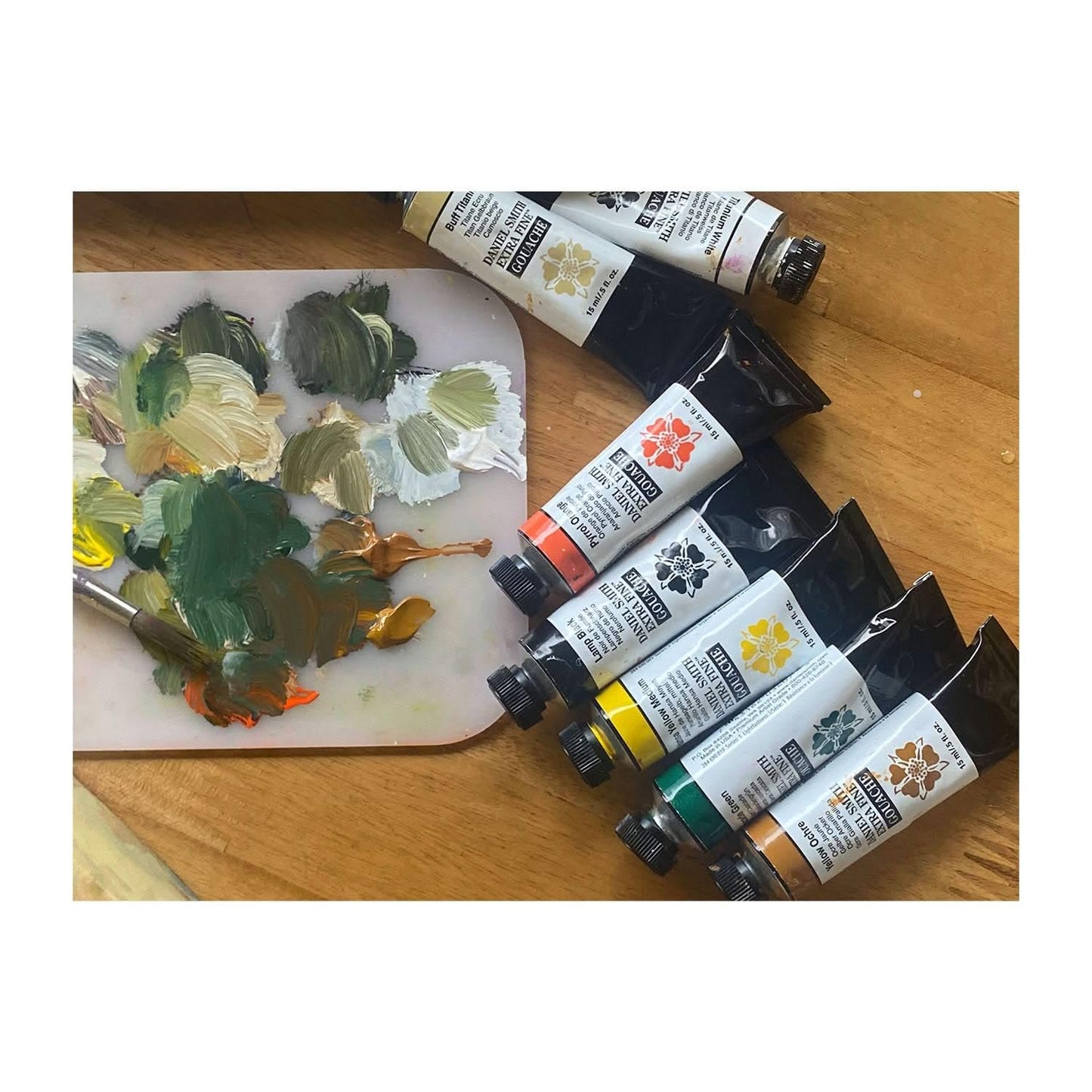 DANIEL SMITH Extra Fine Gouache - Raw Umber, 15 ml (0.5 oz)