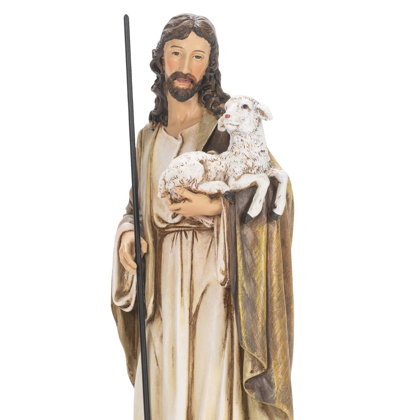 Joseph's Studio by Roman, Renaissance Collection, 10.5" H Good Shepherd Figure, Home Décor, Devout Gift, Prayerful Inspiration (6x4x10)