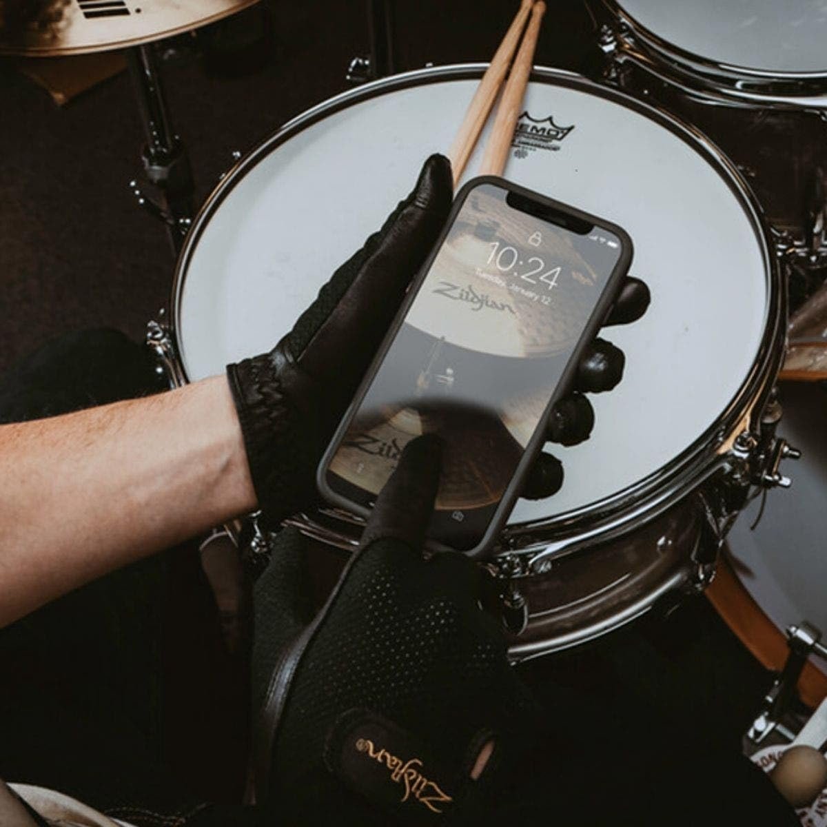 Zildjian Touchscreen Drummers' Gloves - Large